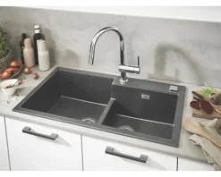 GROHE Küchenarmatur mit Handbrause MINTA chrom 32321002