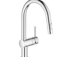GROHE Küchenarmatur mit Handbrause MINTA chrom 32321002