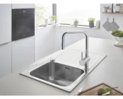 GROHE Küchenarmatur mit Handbrause MINTA chrom 32322002