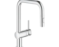 GROHE Küchenarmatur mit Handbrause MINTA chrom 32322002