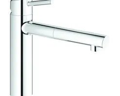 GROHE Küchenarmatur mit Handbrause CONCETTO chrom 31129001