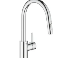GROHE Küchenarmatur mit Handbrause EUROSMART COSMOPOLITAN chrom 31481001
