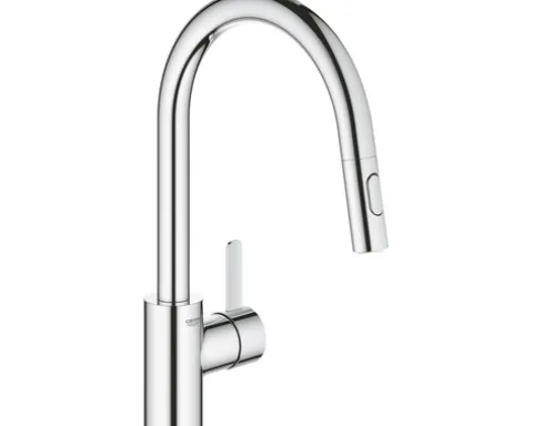 GROHE Küchenarmatur mit Handbrause EUROSMART COSMOPOLITAN chrom 31481001