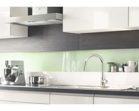 GROHE Küchenarmatur mit Handbrause EUROSMART COSMOPOLITAN chrom 31481001