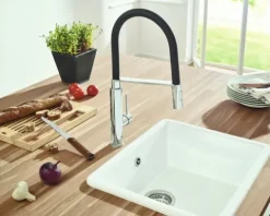 GROHE Küchenarmatur mit Handbrause CONCETTO chrom 31491000