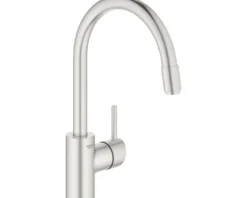 GROHE Küchenarmatur mit Handbrause CONCETTO supersteel matt 32663DC3