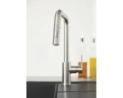 GROHE Küchenarmatur mit Handbrause START supersteel matt 30631DC0