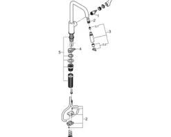 GROHE Küchenarmatur mit Handbrause START supersteel matt 30631DC0
