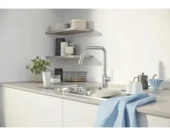 GROHE Küchenarmatur mit Handbrause START chrom 30631000