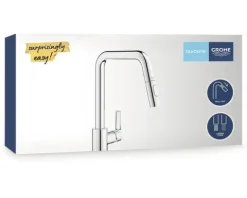 GROHE Küchenarmatur mit Handbrause START chrom 30631000