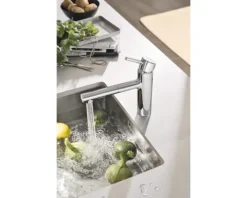 GROHE Küchenarmatur mit Handbrause CONCETTO chrom 30273001