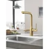 GROHE Küchenarmatur mit Handbrause ESSENCE cool sunrise gebürstet 30270GN0