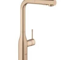 GROHE Küchenarmatur mit Handbrause ESSENCE warm sunset gebürstet 30270DL0