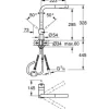 GROHE Küchenarmatur mit Handbrause MINTA warm sunset gebürstet 30274DL0