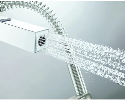 GROHE Küchenarmatur mit Handbrause EUROCUBE chrom 31395000