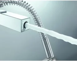 GROHE Küchenarmatur mit Handbrause EUROCUBE chrom 31395000