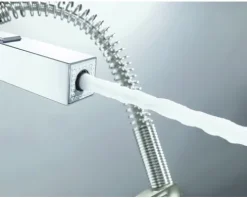 GROHE Küchenarmatur mit Handbrause EUROCUBE chrom 31395000
