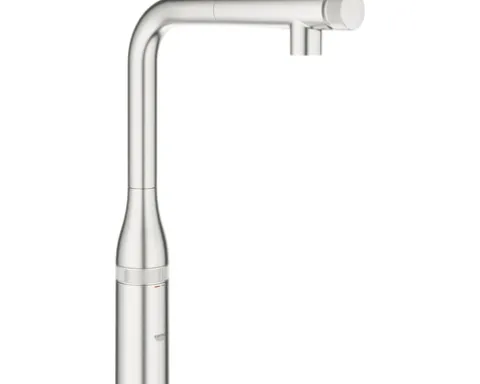 GROHE Küchenarmatur mit Handbrause ESSENCE SMARTCONTROL supersteel matt 31615DC0