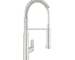 GROHE Küchenarmatur mit Handbrause K7 supersteel matt 31379DC0