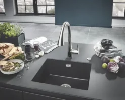 GROHE Küchenarmatur mit Handbrause ZEDRA chrom 32294002