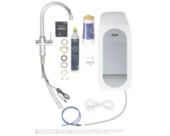 GROHE Küchenarmatur mit Sprudel GROHE BLUE HOME chrom 31455001