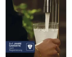 GROHE Küchenarmatur mit Sprudel GROHE BLUE PRO chrom 31302002