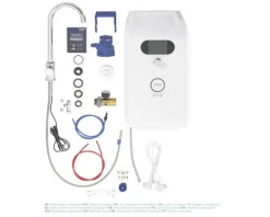 GROHE Küchenarmatur mit Sprudel GROHE BLUE PRO chrom 31302002