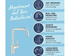 GROHE Küchenarmatur START 2021 supersteel matt 30470DC0