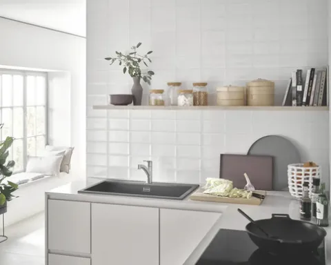 Grohe Quickfix Küchenarmatur mit Handbrause START 2021 supersteel matt 30307DC1