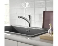 Grohe Quickfix Küchenarmatur mit Handbrause START 2021 supersteel matt 30307DC1