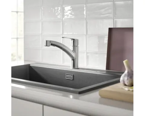 Grohe Quickfix Küchenarmatur mit Handbrause START 2021 supersteel matt 30307DC1