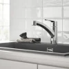 Grohe Quickfix Küchenarmatur mit Handbrause START chrom 30307001