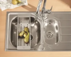Grohe Quickfix Küchenarmatur mit Handbrause START EDGE 2020 chrom 30550000