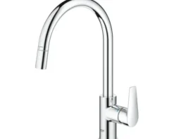 Grohe Quickfix Küchenarmatur mit Handbrause START EDGE 2020 chrom 30550000