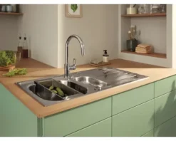 Grohe Quickfix Küchenarmatur mit Handbrause START LOOP 2020 chrom 30556000