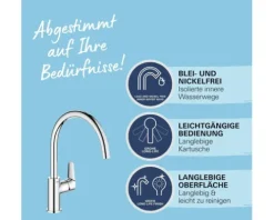 Grohe Quickfix Küchenarmatur START EDGE 2020 chrom 31369001