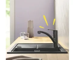 Grohe Quickfix Küchenarmatur START 2021 schwarz matt 324412432