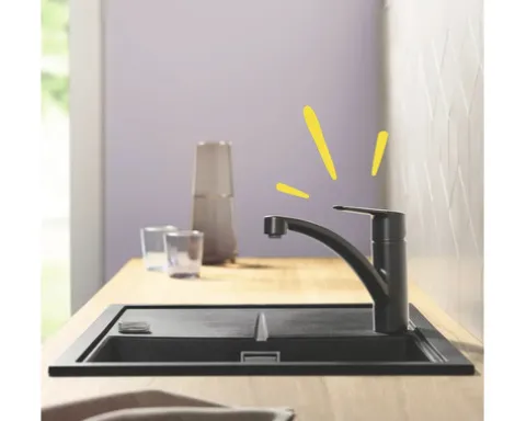 Grohe Quickfix Küchenarmatur START 2021 schwarz matt 324412432
