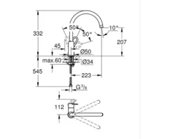 Grohe Quickfix Küchenarmatur START LOOP 2020 chrom 31374001