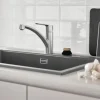Grohe Quickfix Küchenarmatur START supersteel matt 32441DC2