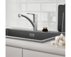 Grohe Quickfix Küchenarmatur START supersteel matt 32441DC2