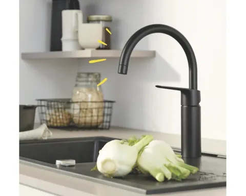 Grohe Quickfix Küchenarmatur START schwarz matt 304692430