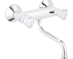 GROHE Zweigriff Wand Küchenarmatur COSTA chrom glänzend 31187001
