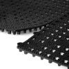 Gummi-Abtropfmatte schwere Ausführung - 31,5 x 31,5cm steckbar, schwarz - 2er Pack