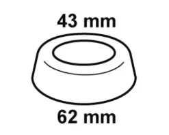Gummidämpfer für Waschmaschine und Trockner