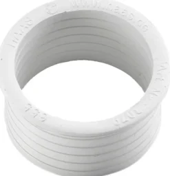 HAAS® Gumminippel für Spitzende Siphon an Spitzende HT-Rohr DN40 x 32 weiß, 3074