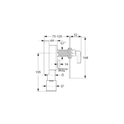 HAAS® PE-Unterputzgerätesiphon mit Schallschutzplatte DN40/50