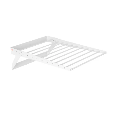 Hailo Anbau Wäschetrockner 3271901 klappbar 525 x 820 x 300 mm Metall weiß für 60 cm Schrank