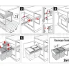 Hailo Einbau-Abfallsammler 34 L 3642531 Metall/Kunststoff dunkelgrau für Drehtürschrank