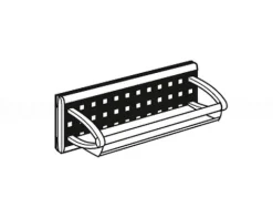 Hailo Einzelauszug Vario-Single 3920001 Schrankauszug Metall/Kunststoff Alu Küche